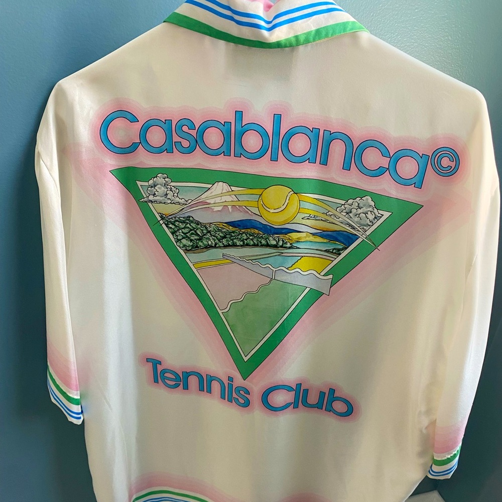 Casablanca Tennis Silk Shirt